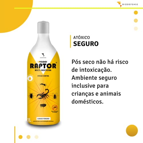 BIO DEFENSE Veloci Raptor Multi-Inseticida De Alta Tecnologia Eficaz Contra Insetos E Pragas Incluin