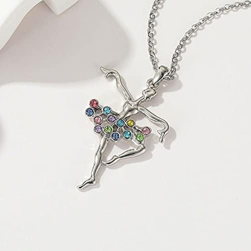 Ballet Gifts for Girls Birthday Gifts for Daughter Dancing Ballerina Necklace for Dancer Granddaughter Christmas Gifts for Women Girls