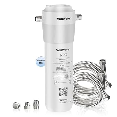 VonWater WK18 Under Sink Water Filter System, 18000 Gallons Under Counter Water Filter Direct Connect Under Sink Filtration System, Reduces Lead, Chlorine, Bad Taste & Odor, NSF Certified