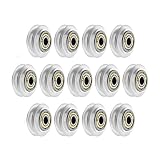 SIMAX3D Lot de 13 roulements à billes pour imprimante 3D - Transparent - POM - 625zz - Roulement linéaire en plastique polycarbonate - Pour Creality Ender 3,Ender 5 CR-10/10S