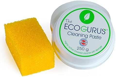 Ecogurus Natural All-Purpose Cleaner - Cleaning Paste - Multipurpose Cleaner - Stain Remover for Stainless Steel, Walls, Shower Surfaces - Safe for Kids and Pets