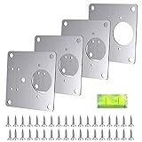 Qualitätsmaterial: Die Reparatur von Schrankscharnieren ist aus Edelstahl, rostfrei, attraktiv und langlebig. Das zylindrische Wasserwaagenmaterial hat eine hohe Lichtdurchlässigkeit und kann genau gemessen werden