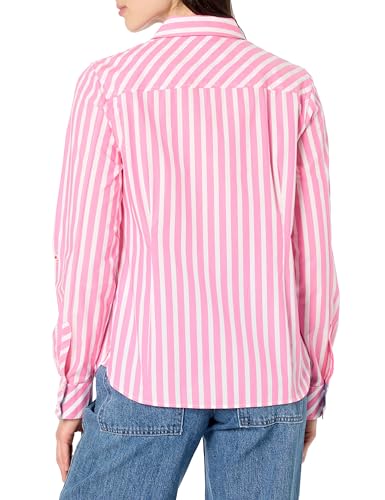 Image of Nautica Women's Button Front Long Sleeve Roll Tab Shirt