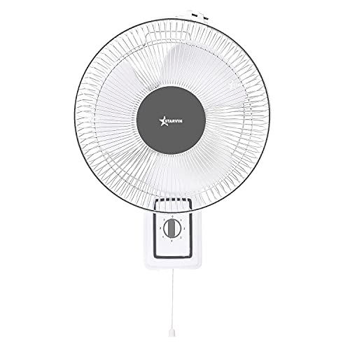 STARVIN || Wall Fan || Multi-Purpose Fan || High Speed || Single Cord Control || with Oscillating 100% Copper Winding || 12 Inch || with 1 Year Warranty || ZA0010