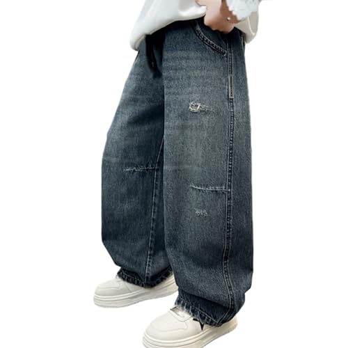 Jeans pour enfants garçon résistant en denim souple facile d'entretien