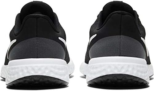Nike Unisex-Child Revolution 5 Grade School Running Shoe Big Kid (8-12 Years) 3.5Y Regular US Big Kid Black/White/Anthracite