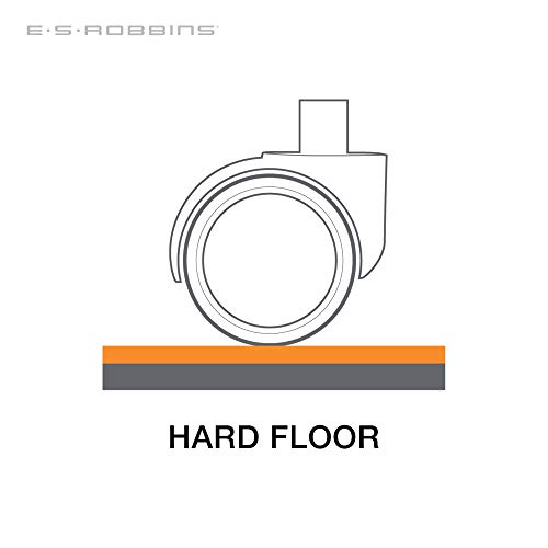 Es Robbins Rectangle Hard Floor Chair Mat, 36" X 48", Black #TOP2