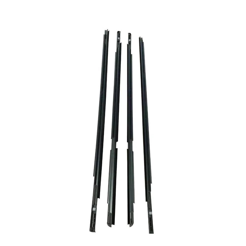 Mltlkppvng One Color Car Seal Strip 4Pcs Window Weatherstrip For Toyota For Yaris Hatchback 2006-2013 (4 Doors) Front Rear Outer Side Glass Rubber Sealing Strips