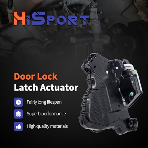 Image of HiSport Door Lock Latch Actuator Assembly Front Right Side Replacemnet for Toyota 4Runner Camry Highlander Prius C V Rav4 Tundra,Compatible with Lexus Scion CT200h IS250 Convertible 69030-0C050