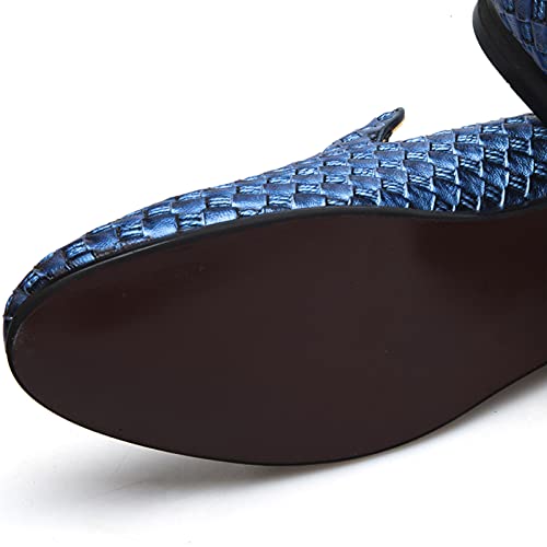 Image of Meijiana Mens Loafers Wedding Dress Shoes Slip-On Loafers for Men Tuxedo Suit Shoes