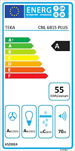 Teka-Campana-Extensible-Motor-ECOPOWER-y-con-51-Velocidades-CNL-6815-PLUS-Acero-Inoxidable-274-x-60-x-30-49-cm