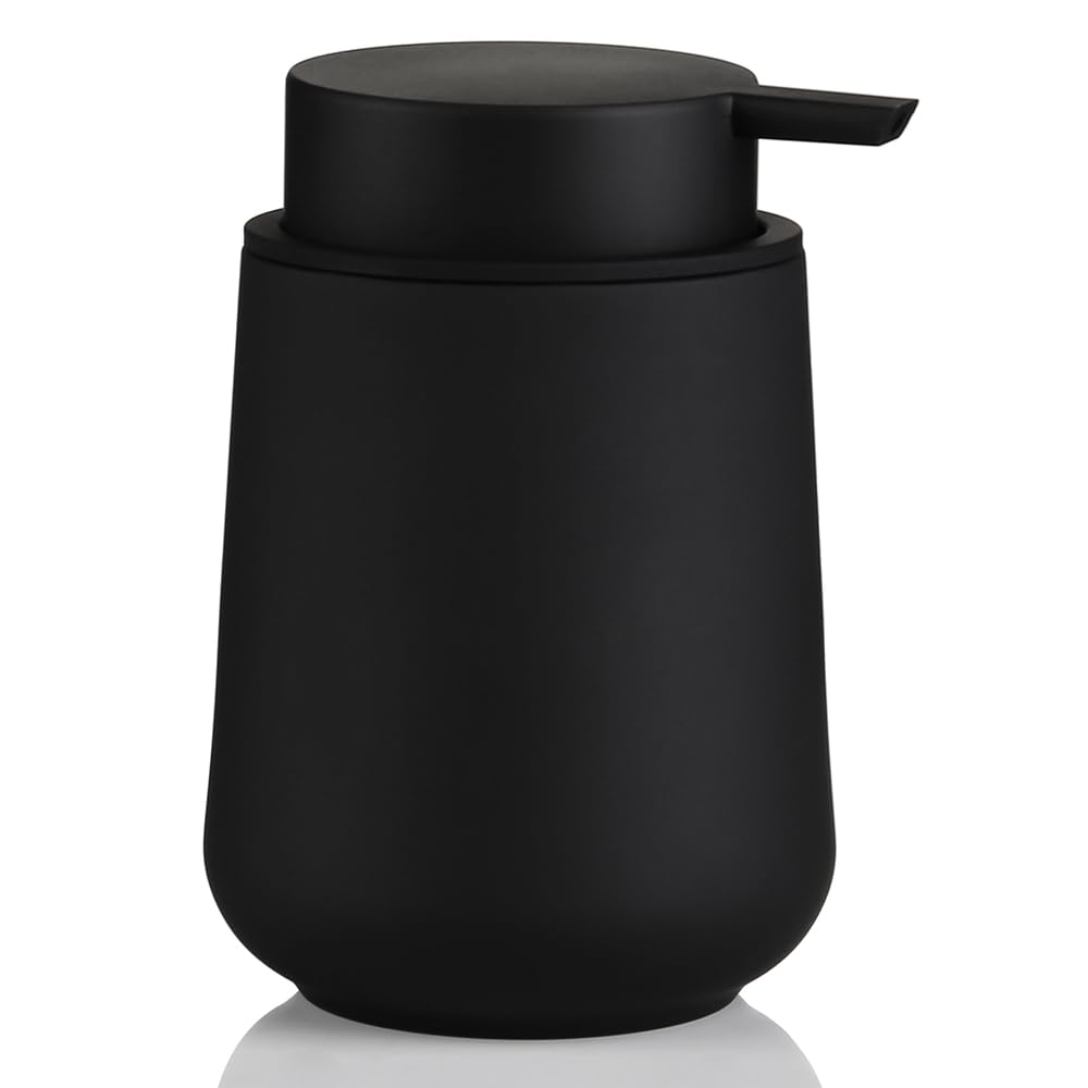 Photo 1 of YAUKPH Matte Black Plastic Soap Dispenser