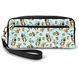 ペンケース 超かわいいブルドッグ 筆箱 PUレザー ペンポーチ 化粧ポーチ 文房具 大容量 かわいい 多機能ポーチ 収納ケース 小物入れ 軽量 旅行 出張 中学生 高校生 プレゼント