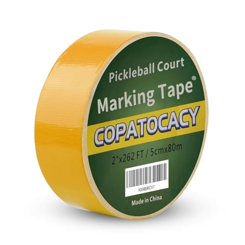 Pickleball Court Tape 2” x 262ft – Heavy Duty Temporary