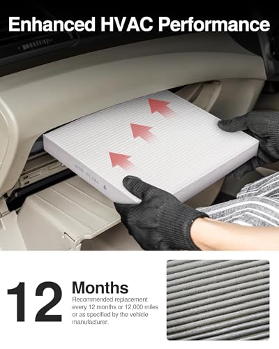 Puroma Cabin Air Filter, Replacement for CP157, CF12157, Compatible with Subaru, Toyota Camry, RAV4, Highlander, Corolla, Sienna, Pruis, Venza and Avalon, Lexus, Mazda