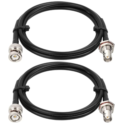 Câble coaxial BNC RG58 de qualité supérieure MOOKEERF 50 ohms pour radio CB et antenne VHF 1,5m
