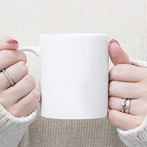 Yoshome Sublimation White Large Handle Coffee Mugs 11oz Plain Blank Printing Mugs with Box (Pack of 24)