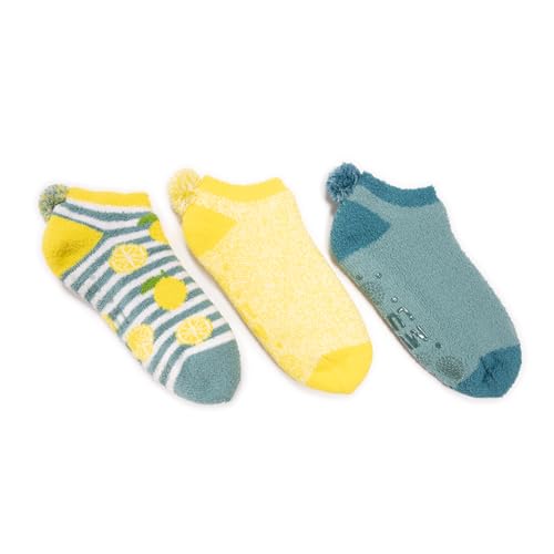 Image of MUK LUKS Women's Set of 3 Cozy Fruit Footies
