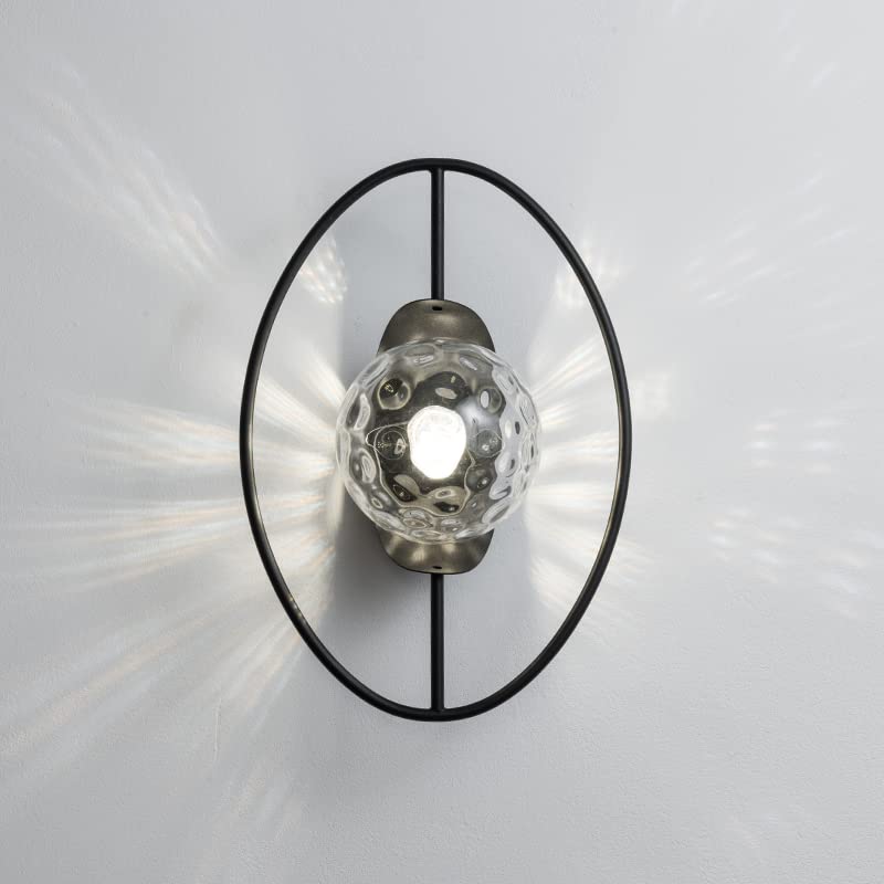 Aplique de pared negro E27 de 5W moderno para iluminar pasillos y dormitorios 2
