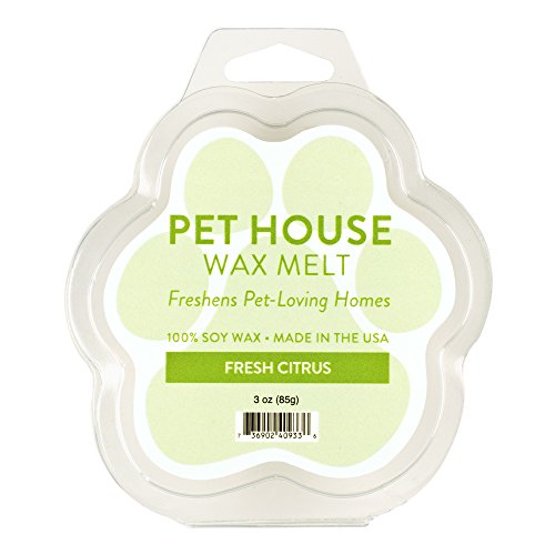 One Fur All 100% Natural Soy Wax Melts In 20+ Fragrances, Pack Of 2 By Pet House - Long Lasting Pet Odor Eliminating Wax Melts, Non-Toxic Pet Wax Melts, Made In Usa (Fresh Citrus) #TOP30