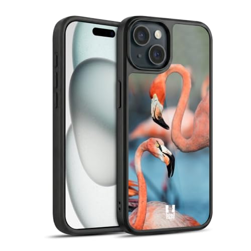 Coque iPhone 15 Flamingos motif oiseaux exotiques pour sublimer vos photos en terrasse