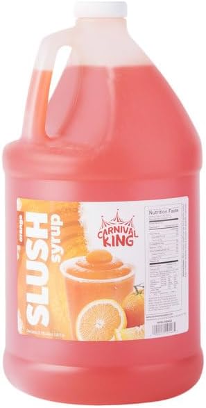 TableTop King 1 Gallon Orange Slushy Syrup