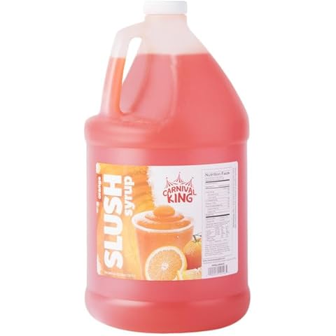 TableTop King 1 Gallon Orange Slushy Syrup Cover