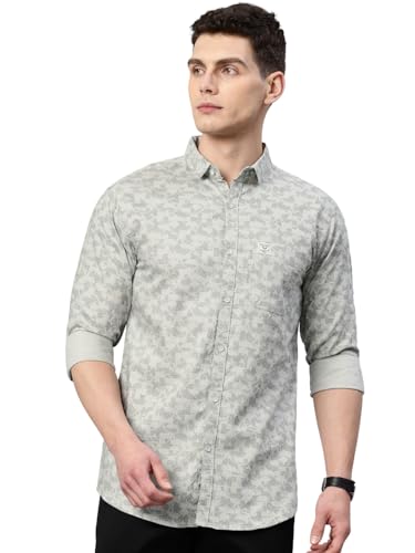 Majestic Man Custom Abstract Printed Pure Cotton Slim Fit Casual ...