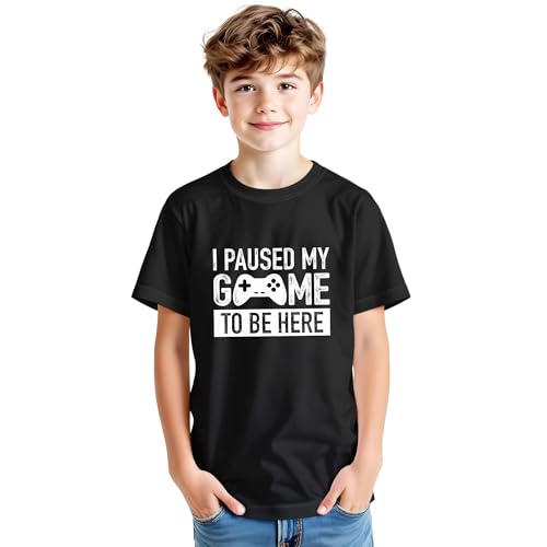I Paused My Game to Be Here Graphic Novelty Sarcastic Funny T Shirt