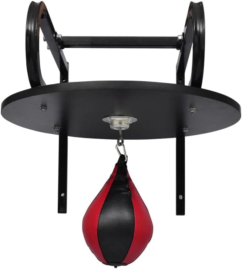 vidaXL Speed Bag Platform, Speed Bag Wall Mount with Swivel, Punching Bag Wall Mount, Heavy Bag Wall Mount for Fitness Boxing Training