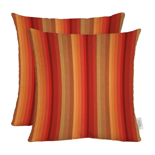 RSH DECOR Sunbrella 17" Square Throw Pillows Set of 2
