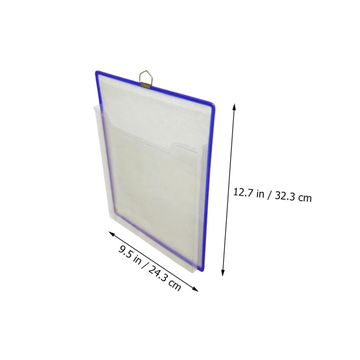 MAGICLULU 10pezzi Organizer Trasparente Per Documenti Borsa Budget Con Tasche Appese Plastica Custodia Resistente e Riutilizzabile Per Ufficio e Scuola