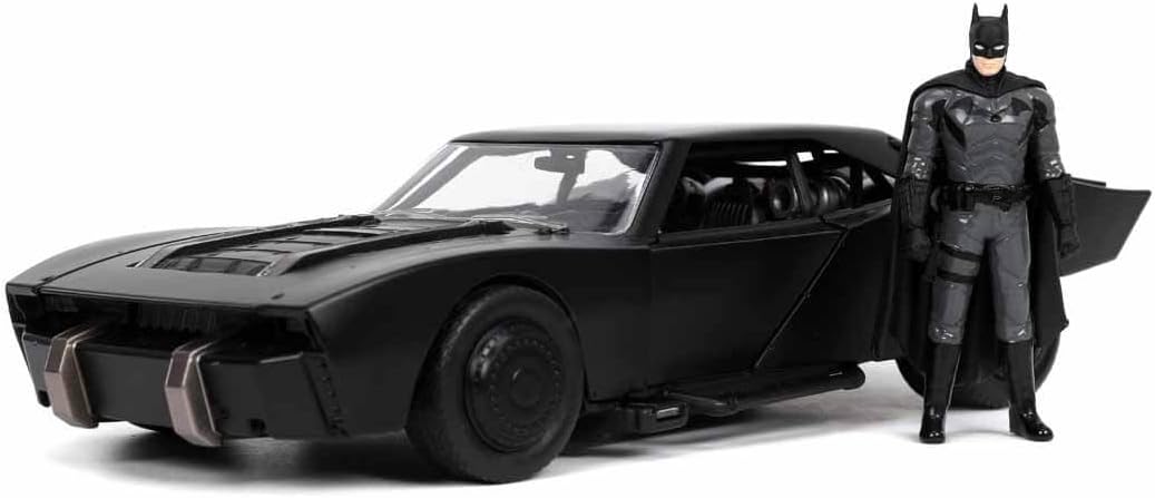 Jada 253215010 Batmobile Car Metal, Black/Gunmetal Grey