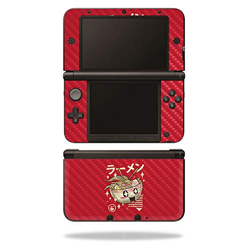 MightySkins Carbon Fiber Skin for Nintendo 3DS XL Original (2012-2014) - Ramen Kawaii | Protective, Durable Textured Carbon Fiber Finish | Easy to Apply, Remove, and Change Styles | Made in The USA-picture-15