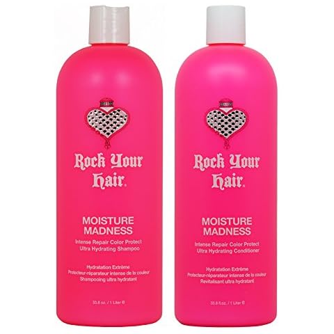 Rock Your Hair Moisture Madness Shampoo & Conditioner 33.8oz Duo"Set" Cover