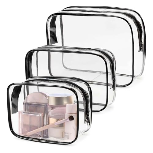 3 Stück Durchsichtige Tasche,Kulturbeutel...