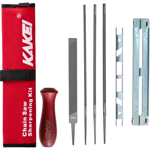 KAKEI Chainsaw Sharpening File Kit, Chainsaw Chain...