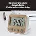 Woodgrain Kitchen Timer, Accurate User Friendly Study Timer with Precise Countdown Functionality for Cooking Kids Classroom Studying Learning