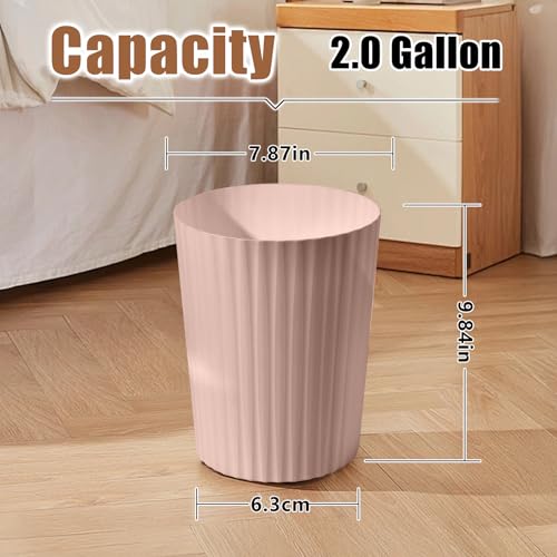 Caneca plástica compacta 2 gal 2 unidades rosa miniatura 2