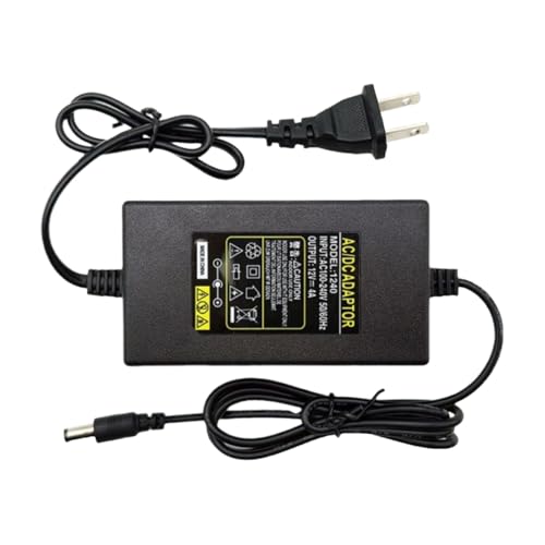 Adaptateur 12V 4A 48W bloc d'alimentation secteur deux fils pour remplacement