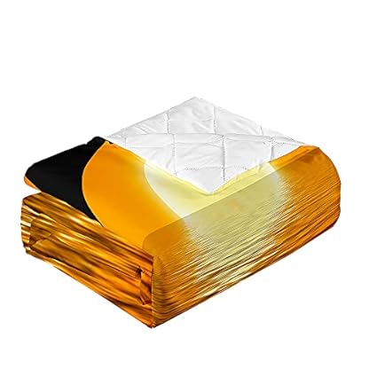 Surwin Tagesdecke Bettüberwurf Steppdecke für Doppelbett Einzelbett, Mikrofaser Wattiert Gesteppt Bettdecke 3D Delphin Tierdruck Dünne Tagesdecken mit Ultraschall Prägung (Sonnenaufgang,200x230cm) – Bild 6