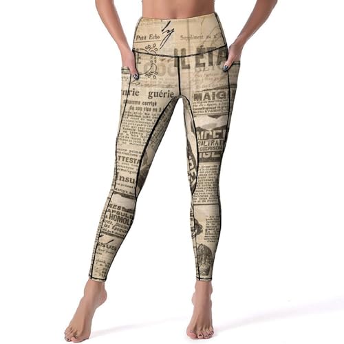 Legging de sport yoga taille haute femmes taille S pour fitness