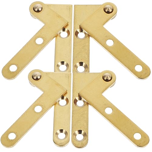 OSALADI 8 Conjuntos Para Cima E Para Baixo Dobradiça De Porta Pivotante Rotação De Hardware De Porta