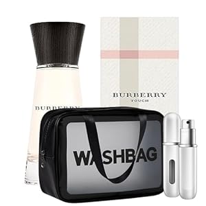 Touch Perfume for Women 3.3 oz Eau de Parfum – Gift Set Pack – Toiletry Bag And Refillable Empty Perfume Bottle