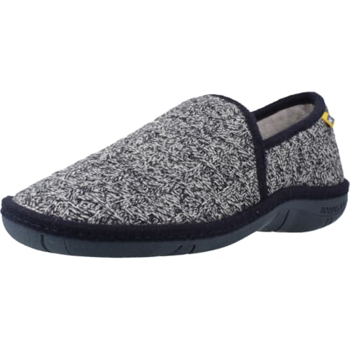Pantoufles pour homme Nordikas 2631 Baqueira mules cuir confort