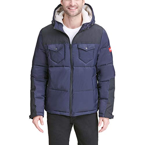 Image of Levi's Men's Performance Hooded Puffer Trucker Jacket (Regular & Big & Tall Sizes)