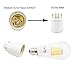 Luxvista Gx24q to E26/E27 LED Light Sockets Adapter, Gx24 to Medium Edison Bulb Base Adapter, 4 Pin CFL Lamp Base Converter, Remove Bypass The Ballast, 10-Pack