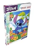 Disney Puzzle Supercolor Stitch Strand mit Blumen, 100 Teile, 42 x 62 cm