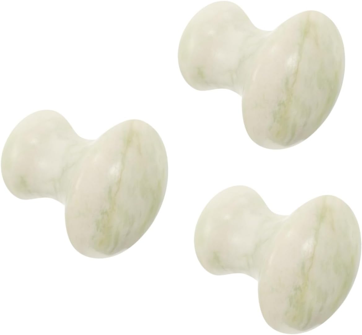 NOLITOY 3pcs Facial Stone Gua Massage Tool for Women Men Adults Essential Oil Compatible Easy to Use