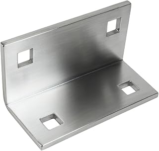 DH-SSA Dock Stringer Angle Bracket, 316 Stainless Steel, 1/4" Thick, Rust-Proof Marine Grade Hardware for Saltwater Docks – Made in USA